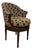 1990s Louis XVI Style Upholstered Swivel Chair For Sale