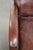 Dark Cognac-Colored Sheepskin Armchairs, Set of 2 For Sale - Image 7 of 16