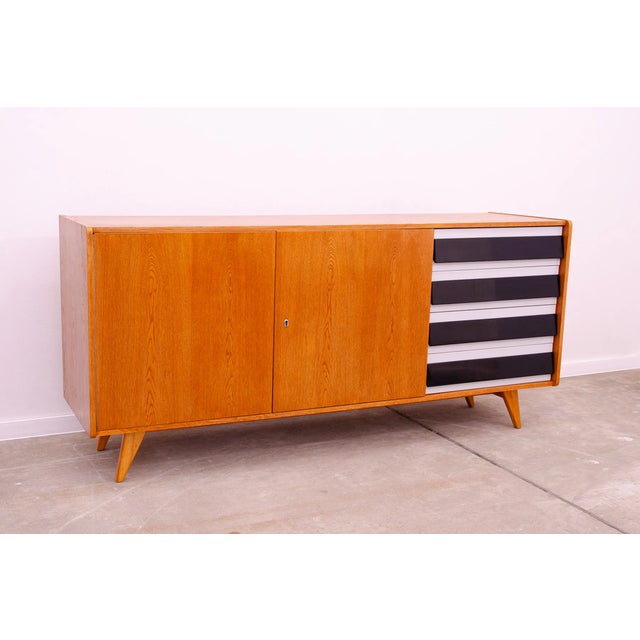 Mid-Century U-460 Sideboard by Jiri Jiroutek for Interior Praha, Czechoslovakia, 1960s For Sale - Image 10 of 18