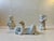 White and Gold Porcelain Figurines Ocean Kids by Sadolin and Jespersen for Bing & Grøndahl, 1950s, Set of 3 For Sale - Image 15 of 15