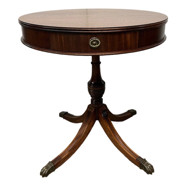 Vintage Duncan Phyfe Drum Table For Sale