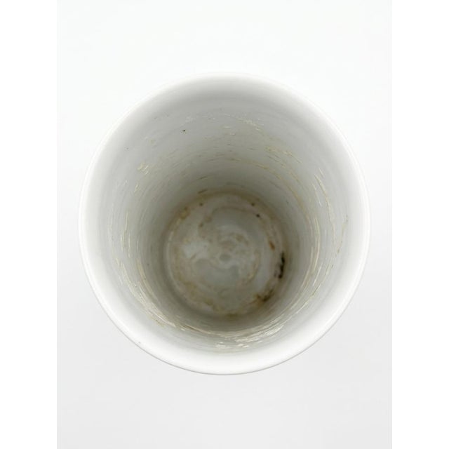 Cylindrical Vase with Wildflower Decoration from Meissen, 1970s For Sale - Image 4 of 6