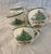 Green Spode "Christmas Tree" Cup & Saucer Set of 8 For Sale - Image 8 of 11