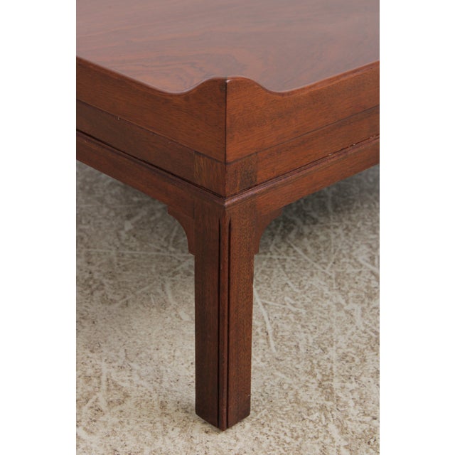 Smith & Watson Attributed Chippendale English Mahogany Coffee Table For Sale - Image 10 of 11
