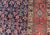 Antique Persian Bidjar Gallery Rug With Navy Field and Red Geometrics 6'3 X 12'9 For Sale - Image 14 of 17