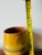 Mustard Signed Mustard Yellow and Robins Egg Blue Studio Pottery Vessel For Sale - Image 8 of 8