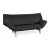 Beige Tango Vegan Leather Two Seater Black Sofa from Leolux For Sale - Image 8 of 12
