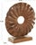 Wood Abstract Teak Wood Sculpture Modern Home Decor For Sale - Image 7 of 7