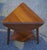 Federal Style Solid Cherry Triangular Drop-Leaf Side Table, opens to nice 28" in diameter round side table. Dimensions:...