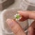 Make a vibrant statement with this unique marquise-cut London Blue Topaz ring. Featuring a striking 8x4mm center stone...