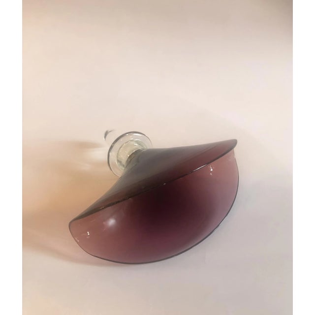 Crystal and Gold Murano Glass Bottle with Cap from Vetreria Anfora, 1986 For Sale - Image 3 of 9