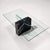 Postmodern Geometric Glass and Marble Coffee Table, 1980s, Mid-Century For Sale - Image 9 of 10