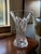 CARTIER Cut Crystal Glass Diamond Pattern Bleikristall Flower Vase. Crafted in Germany, this 10-inch vase boasts stunning...