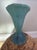 Arts & Crafts Antique Van Briggle Cornucopia Vase Matte Turquoise Colorado Springs 8 Inch For Sale - Image 3 of 9