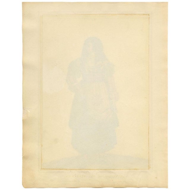 Michela De Vito, Costume of Masciuni, Province of Abruzzo in the Kingdom of Naples, 1800s, Watercolour For Sale - Image 6 of 7