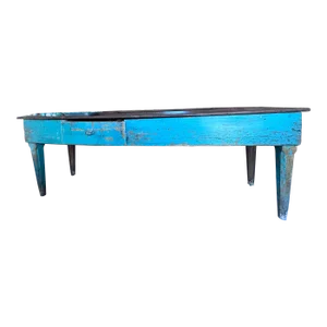 Early 19th Century Rustic Dough Bin Table From Maine