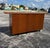 Mid Century Walnut & Cane Front Credenza W Refinished Top For Sale - Image 11 of 16