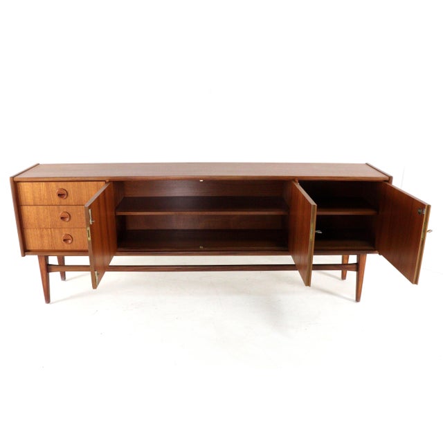 Brown Teak Sideboard from Bartels, Germany For Sale - Image 8 of 12