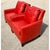 Vintage Bassett Red Leather “Austin” Club Chairs - A Pair For Sale - Image 10 of 12