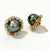 Early 21st Century Bochic "Orient" Tahiti Pearls & Multi Sapphire Earrings Set In 18K Gold & Silver For Sale - Image 5 of 18