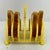 1920s 1920s Sunshine Yellow Silver Plated Letter or Toast Stand For Sale - Image 5 of 9
