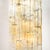 1960s Mid-Century Large Muted Citrine Calza Glass Chandelier Signed Venini For Sale - Image 5 of 18