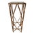 Vintage Faux Tortoise Metal Bamboo Plant Stand For Sale