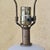 1960s French Hollywood Regency Satin Milk Glass Nightlight Table Lamp With Floral Design For Sale - Image 11 of 18