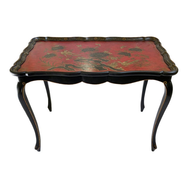 Chinoiserie Style Cocktail Table For Sale