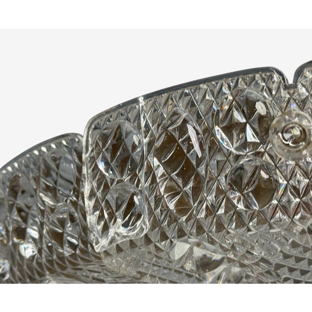 1960s Carl Fagerlund, Pendant Light, Textured Glass, Brass For Sale - Image 12 of 15