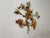 Metal Italian Murano Glass and Florentine Tole Wall Sculpture by Jordan, 1950s For Sale - Image 7 of 15