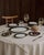 Vintage Black and White Porcelain Dinnerware Set with Gold Rim from Eschenbach Bavaria, Germany, Set of 26 For Sale - Image 17 of 17