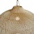 Wood Rattan Donut Globe Pendant Light Large For Sale - Image 7 of 12