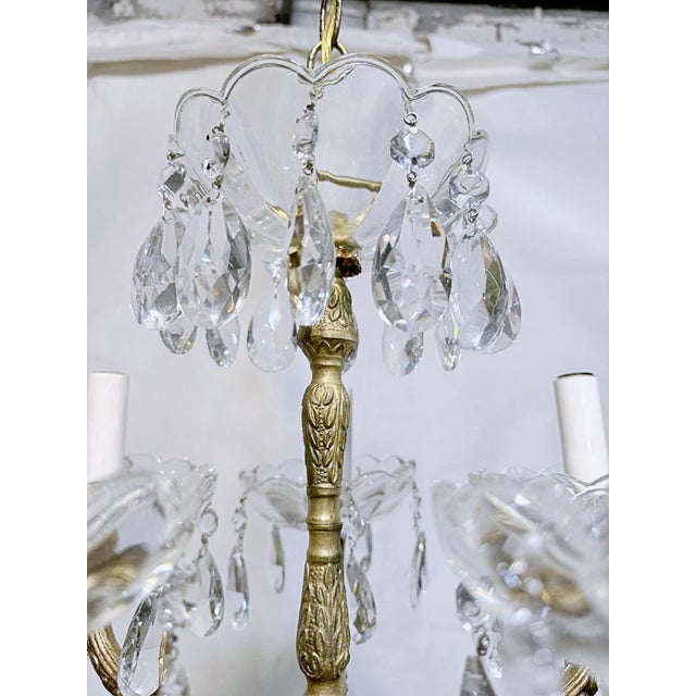 1950's Bohemian Style Chandelier For Sale - Image 4 of 8