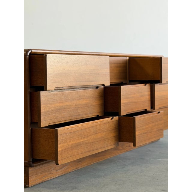 Vintage Teak 6-Drawer Dresser For Sale - Image 10 of 11