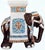 1970s Vintage Elephant Motif Tabletop Plant Stand For Sale - Image 5 of 11