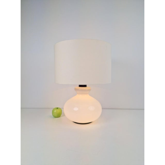 Vintage Glass Table Lamp from Dijkstra, 1960s For Sale - Image 6 of 11