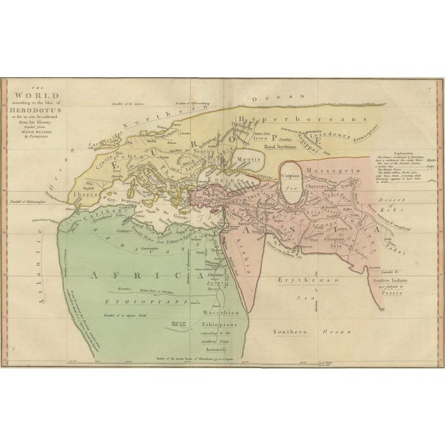 Early 19th Century Antique Classical World Map by Wilkinson, 1819 For Sale - Image 5 of 14