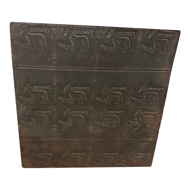 Antique Tobacco Browns Mule Tin For Sale