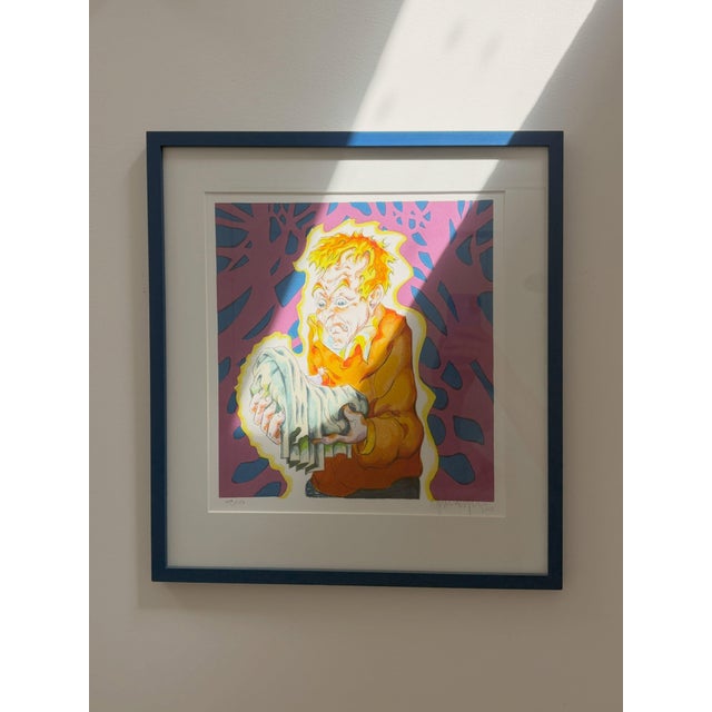 Martin Bigum, the Face of God 2, 2006, Lithograph, Framed For Sale - Image 4 of 4