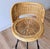 Brown 4 1960s Wicker/Bamboo/Wrought Iron Swivel Stools For Sale - Image 8 of 8