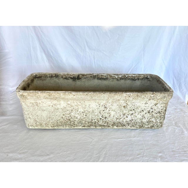 Traditional 1950s Belgian Cast Cement Window Box Planter For Sale - Image 3 of 9