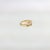 2020s Angular Diamond Band .65cttw 14k Yellow Gold, Size 5 For Sale - Image 5 of 5