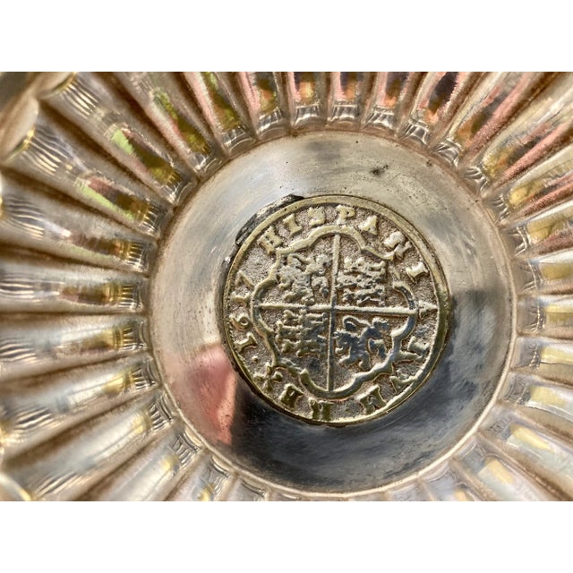 Spanish Antique Spanish Colonial Coin/Communion Cup in Silver For Sale - Image 3 of 12
