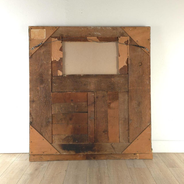 Wood Italian Painted Trumeau Comprised of Antique Elements For Sale - Image 7 of 7