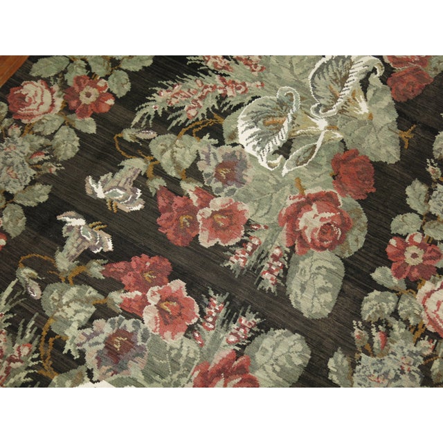 1930s Besserabian Kilim, 6'4'' X 12'5'' For Sale In New York - Image 6 of 11