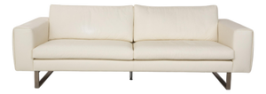 WK 620 4-Seater Sofa in Cream Leather from WK Wohnen
