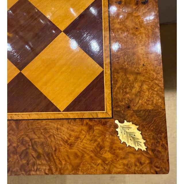 Baroque Side Table with Marquetry Chess Board Top, 1720s For Sale - Image 6 of 8