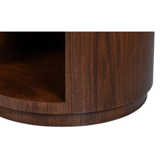 Mid-Century Modern Round End Table For Sale - Image 9 of 12