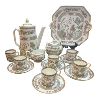 Late 19th Century Spode Copelands Coffee Set 1891-1920 For Sale